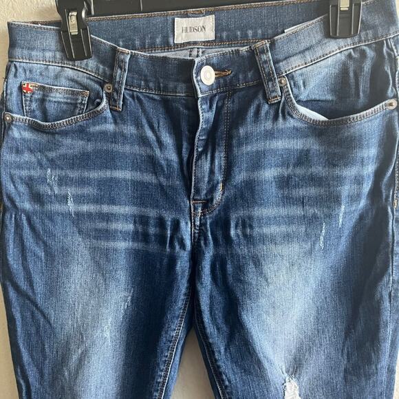 Hudson Women's Natalie Mid-Rise Ankle Skinny Jeans Size 28 Style NWMA409ZPZ - Picture 5 of 12